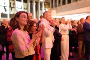 Johanna Adorján, Adriana Altaras, Benjamin von Stuckrad-Barre, Frauke Finsterwalder (Foto: Annika Graeff)